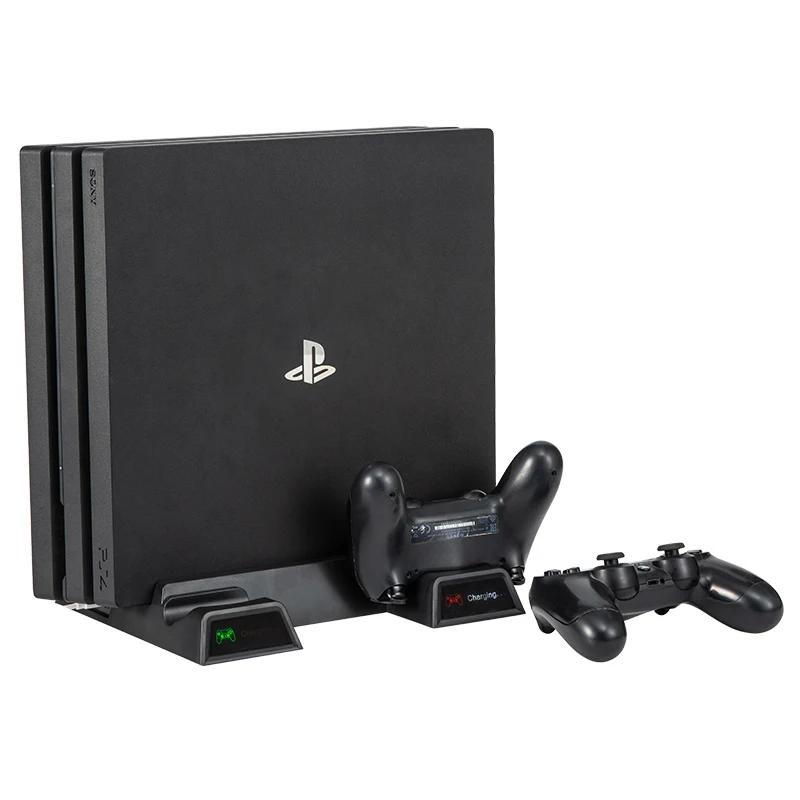 Вертикальная подставка для контроллера PS4 / slim/Pro охлаждающий вентилятор с двойным зарядным