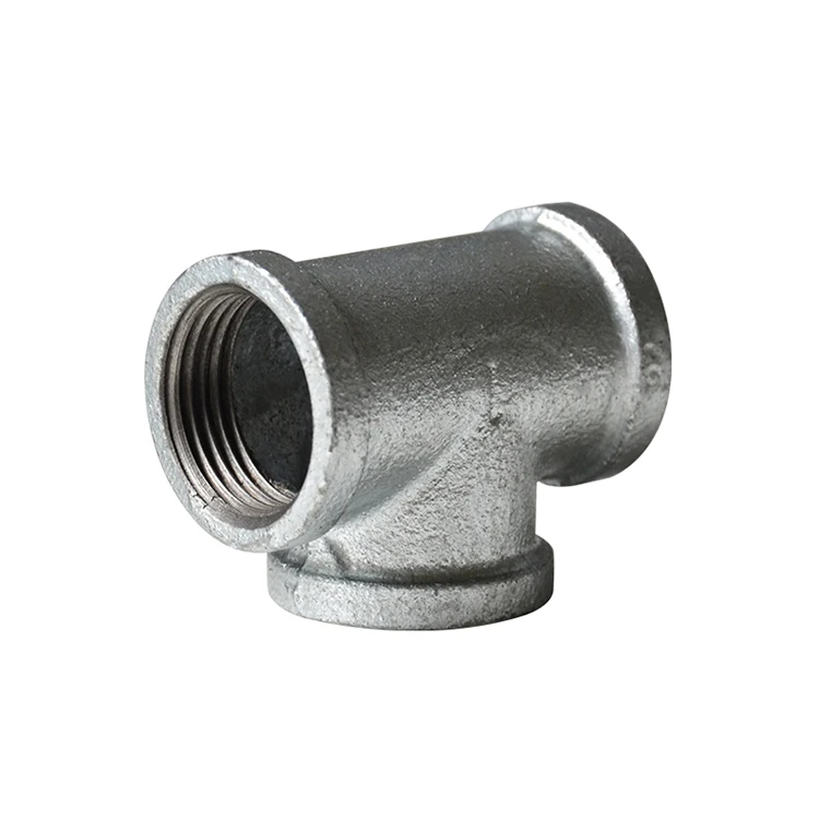 Galvanized Malleable Cast Iron Pipe Fittings Carbon Steel Pipe Nipple Fittings Hot Dipped Galvanized Plumbing Pipe Fittings