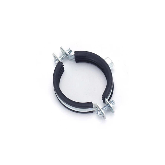 Pipe clamp Manufacturers direct wholesale  pipe clamp  carbon steel  zinc plated various sizes