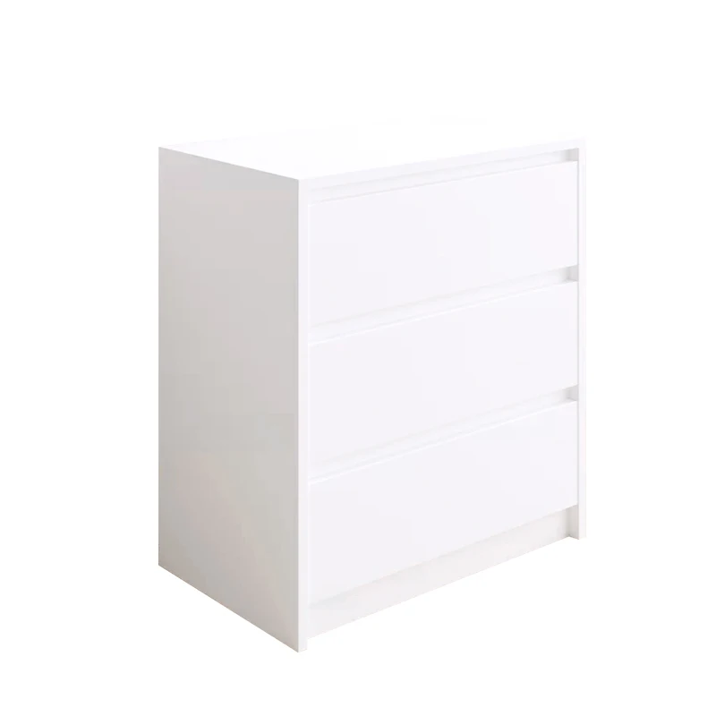 Bedroom Furniture White 4 Drawer Dresser Chest Shelf Organizer Living Room Furniture Particle Board/chipboard Wood Metal Modern