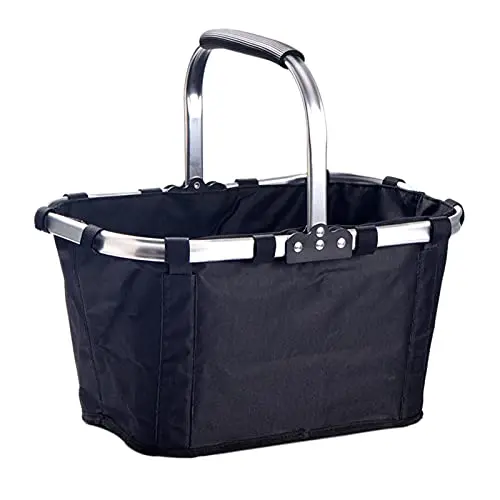 Wholesale Custom Logo Waterproof Collapsible Picnic Basket Insulated Aluminium Frame Cooler Bag folding picnic Basket