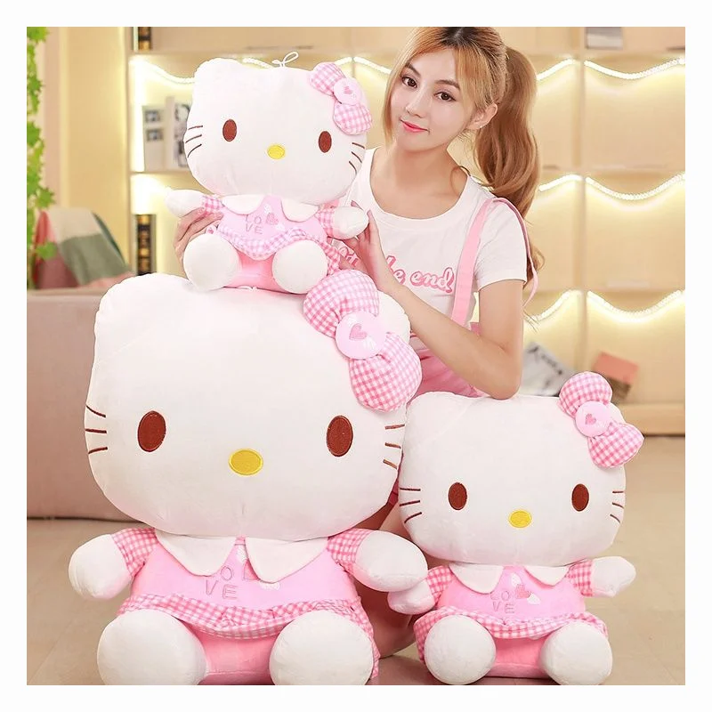 Factory Wholesale Hello Cat Kitty Soft Toys Most Popular Plush Toys Among Children