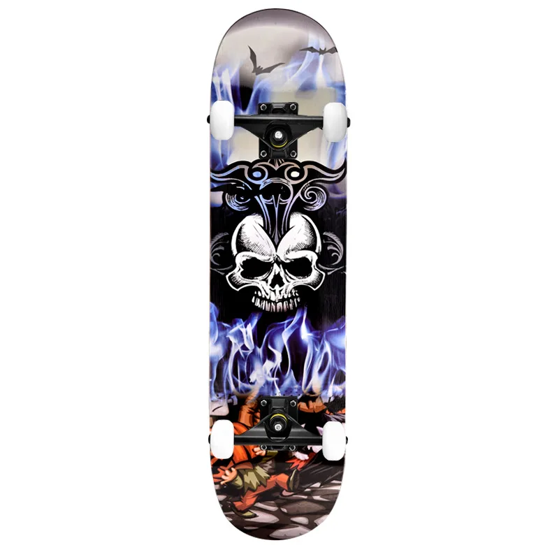 2022 Adult Beginner 7-ply Canadian Maple Skeletons skate board skateboard deck