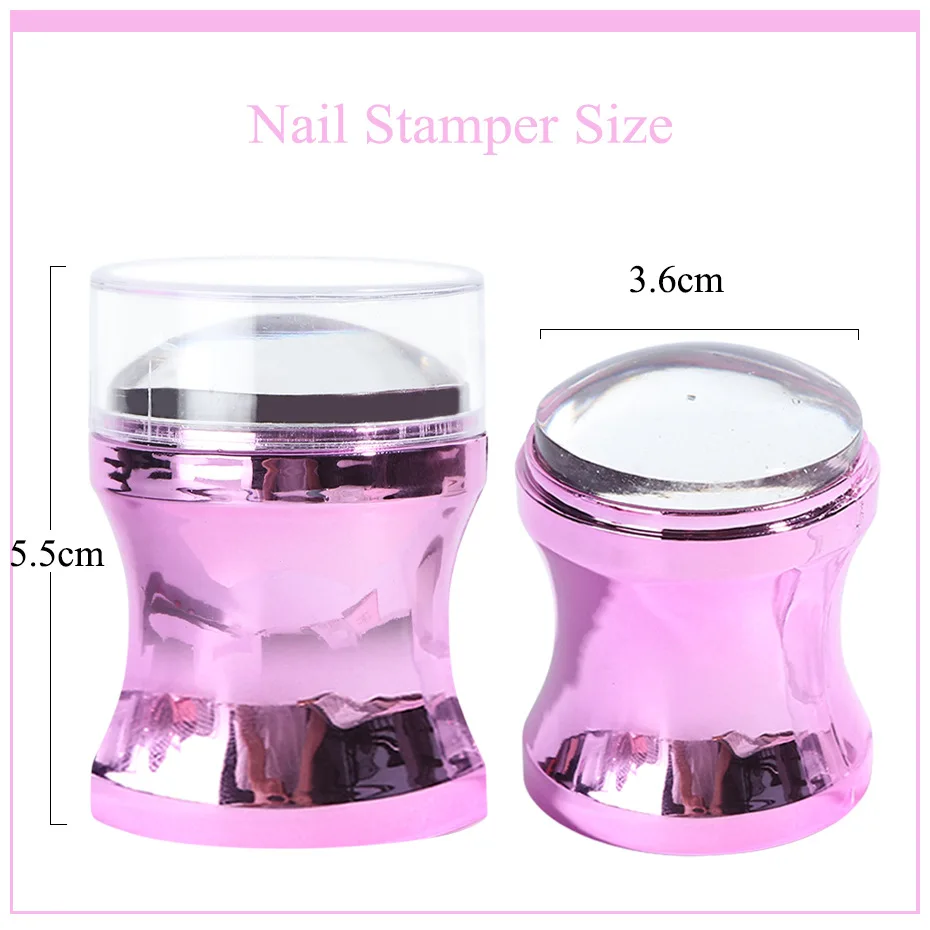 Professional Printing Art Stamping Plate Manicure nail art stamper silicon nail stamper for Nails Art