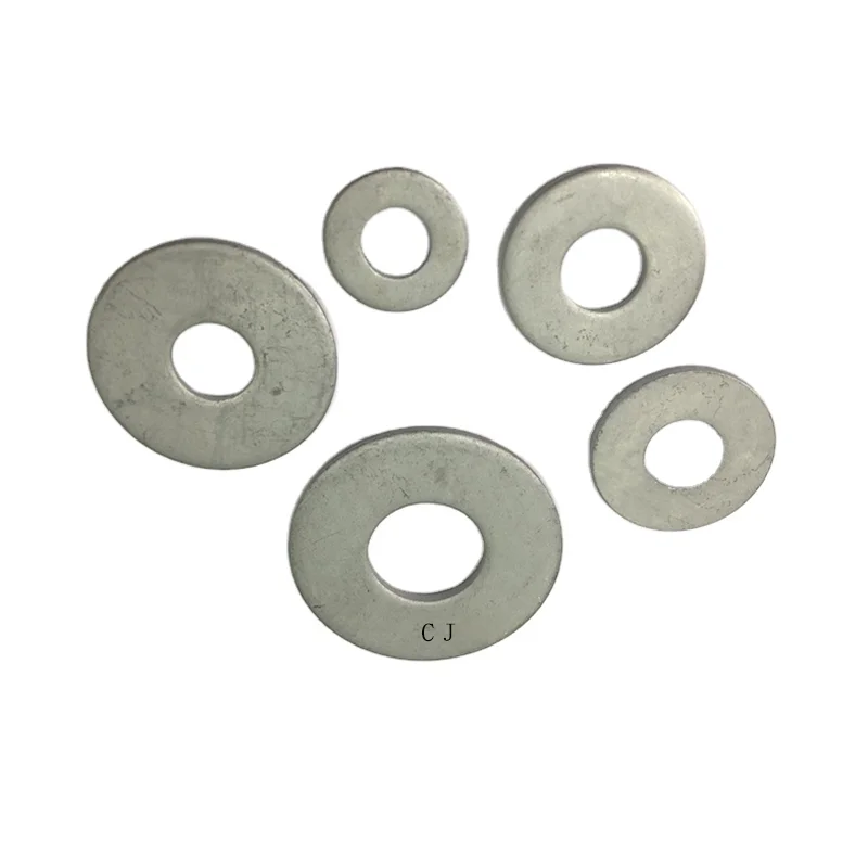 Din Standard M12 M14 Geomet 500B Custom Metal FKM SBR NR round plain thin Flat Washers Metric Plain