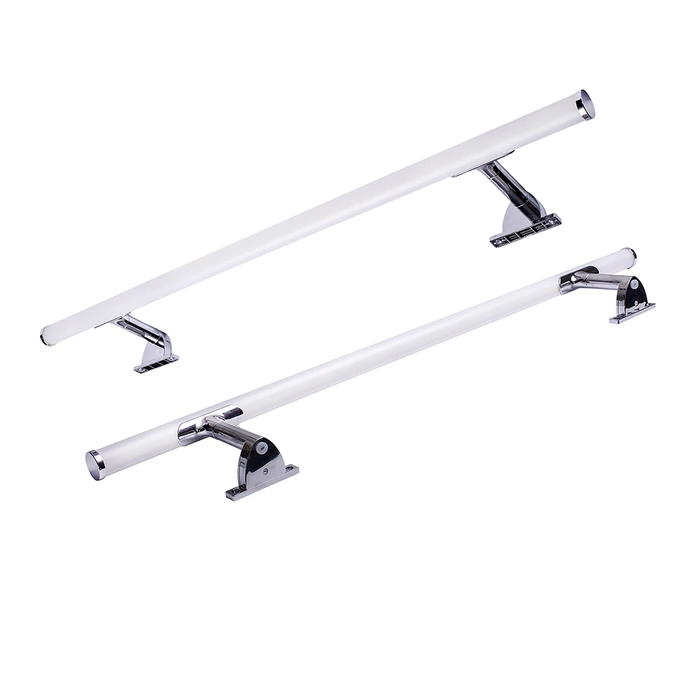 Chrome 220VAC IP44 8W led bathroom wall vanity light fixture for mirror