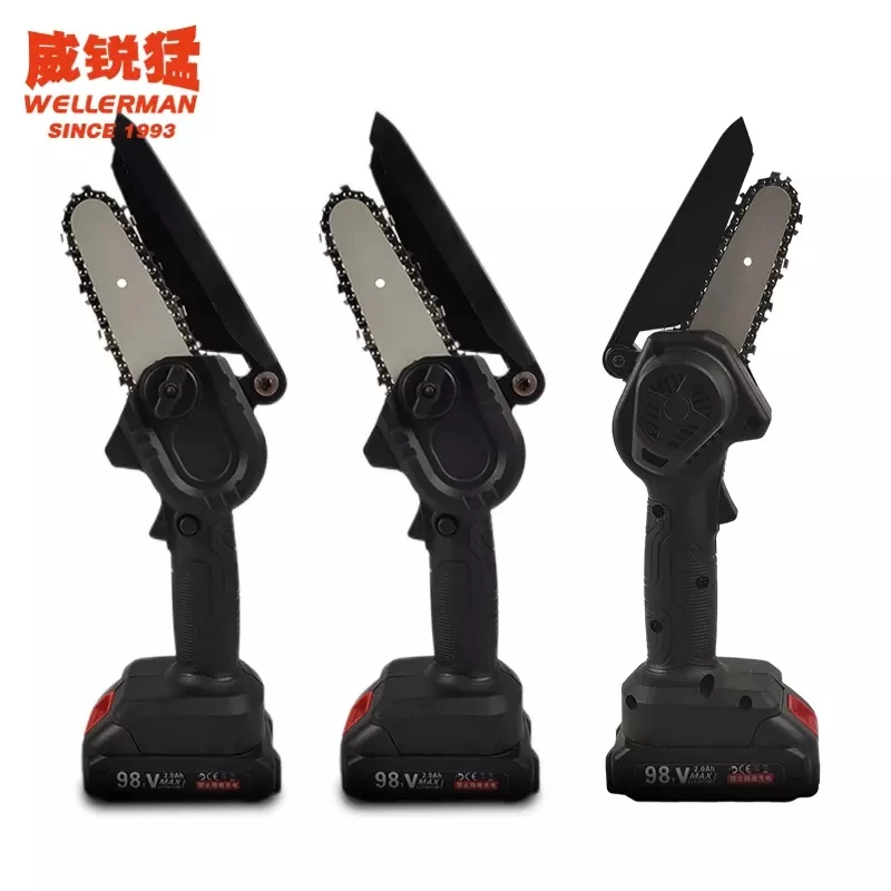 Handheld Mini Chain Saw Battery Mini Motosierra 4inch Electric Chainsaw