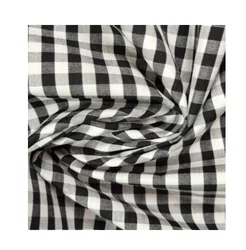 Well sales good quality shirting cloth stock cotton brushed shirt fabric yarn dyed checks stocklot fabric