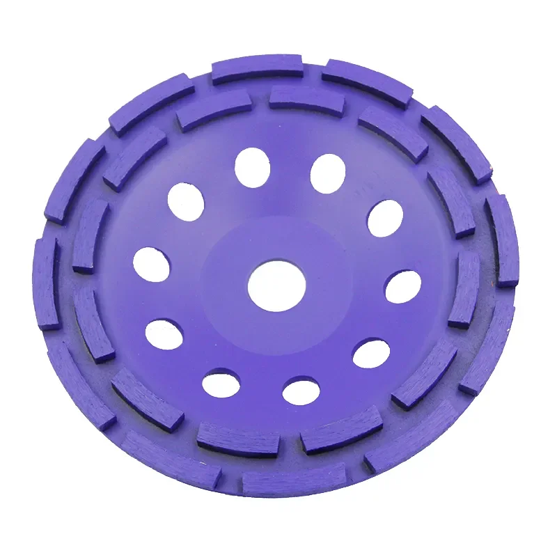 Factory Quality Double Row Diamond Cup Grinding Wheel For Granite Marble Concrete Stone Abrasive Polishing Floor