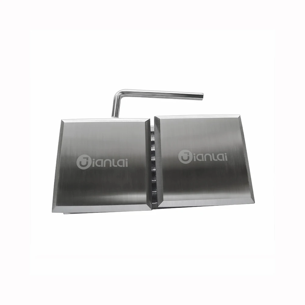 Factory Price Stainless Steel 180 Degree Fixing Clips Frameless Glass Mounted Holding Adjustable Matte Black Glass Clamp