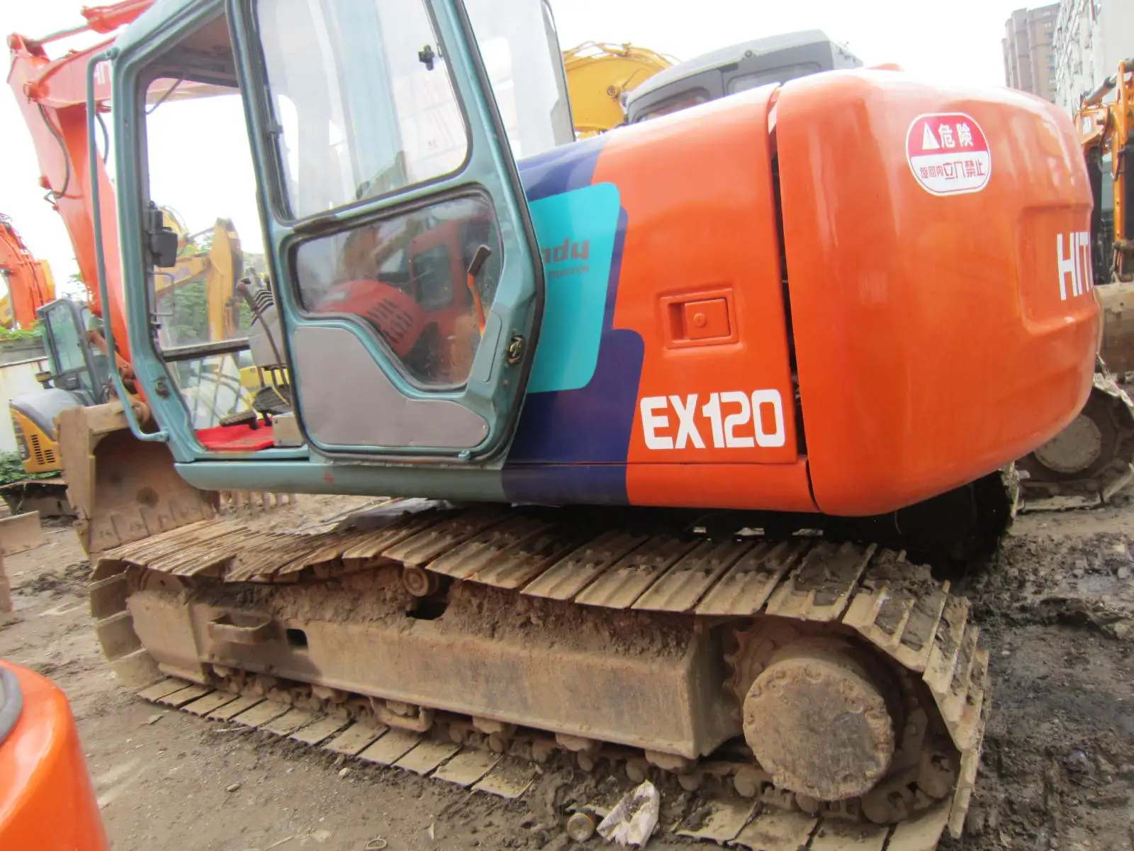 Hitachi 120 подержанный экскаватор двигатель для экскаватора ISUZU двигатели и запчасти двигателя Kawasaki Ex120
