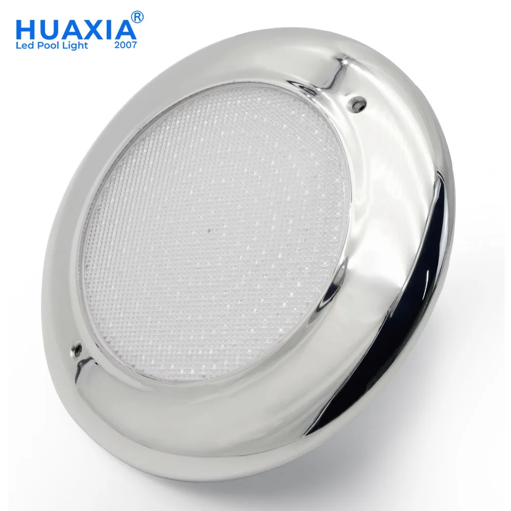 LED Pool Light IP68 Waterproof 316 Stainless Steel Underwater PC Lamp Body for Swimming Pool Lighting