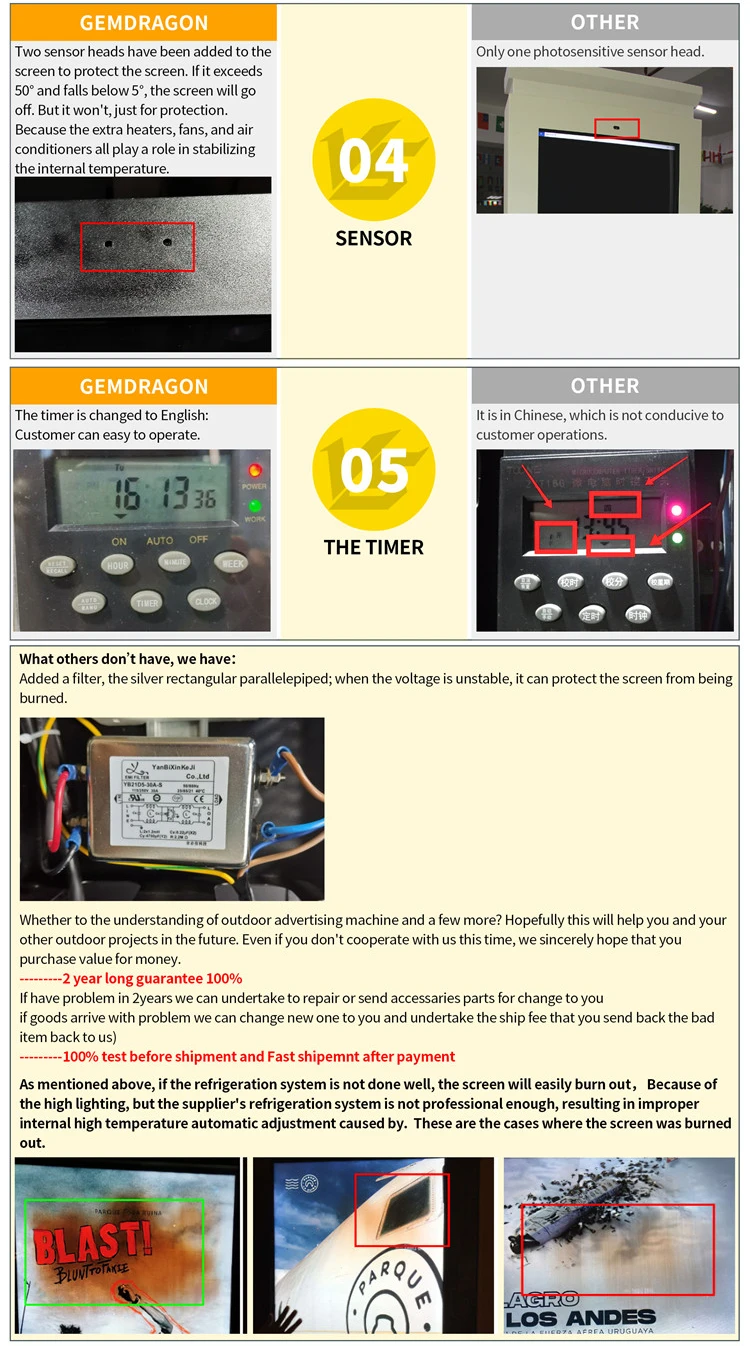outdoor digital menu board