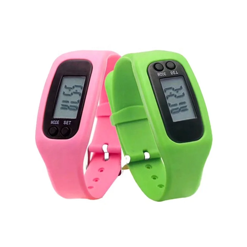 Оптовая продажа, зеленые носимые точки для передачи данных, умные Бесплатные педометры