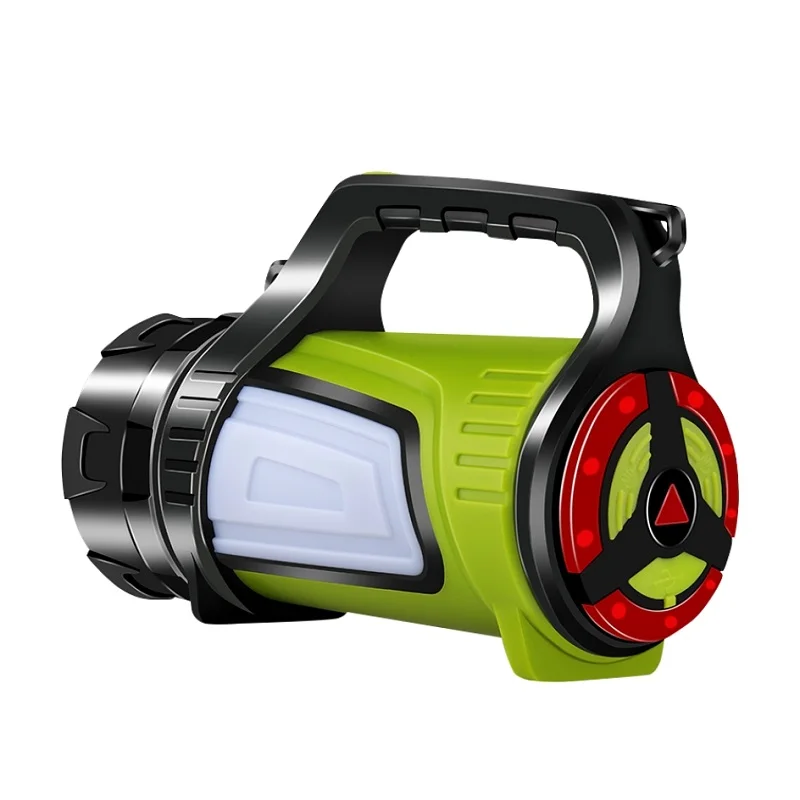 outdoor Emergency spotlight USB rechargeable search light 3 KM handheld led cob searchlight with power bank
