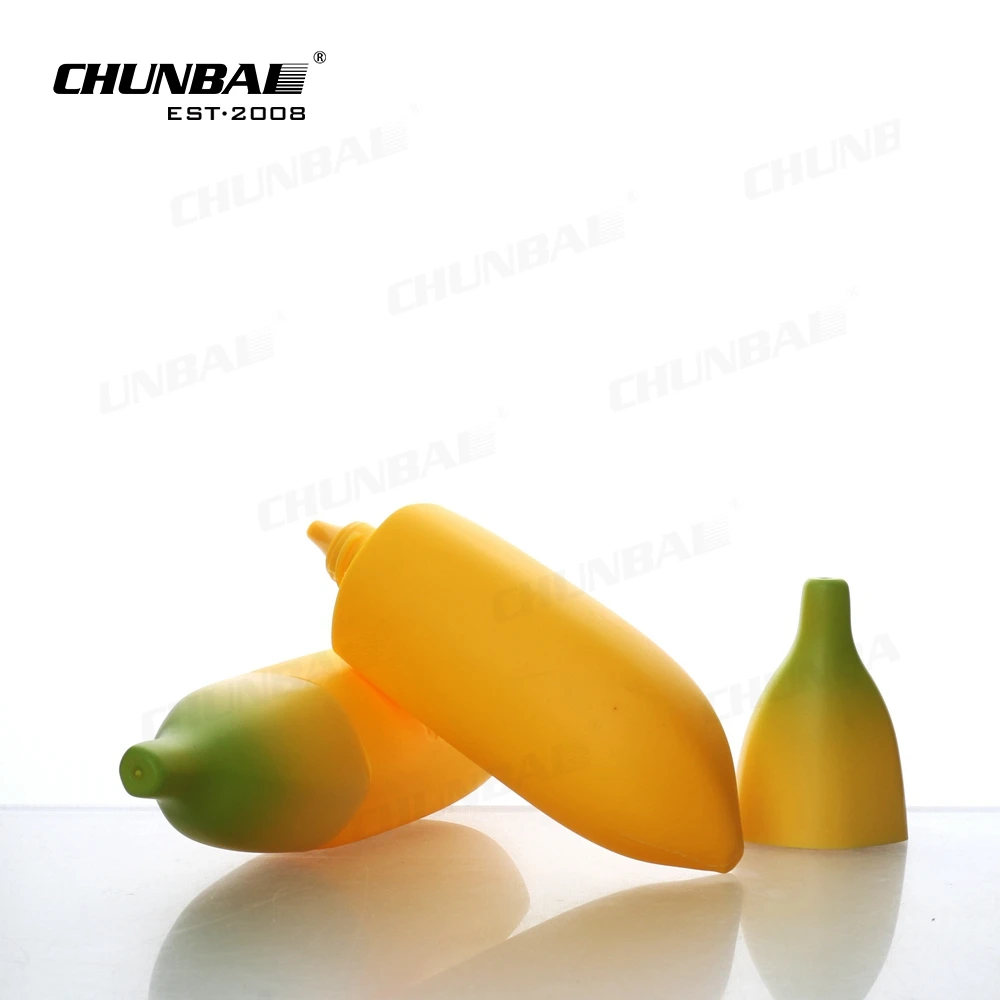 Best Selling 35ml 80ml 85ml Empty Banana Shape Hdpe Bio Tube Bottle Plastic Essence Sunscreen Bottle
