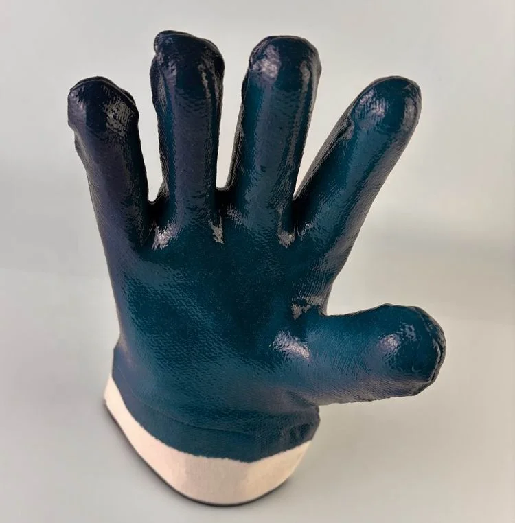 Yulan DNC304 Construction Nitrile Coated Heavy Duty Work Glove Oil & Chemical Resistant