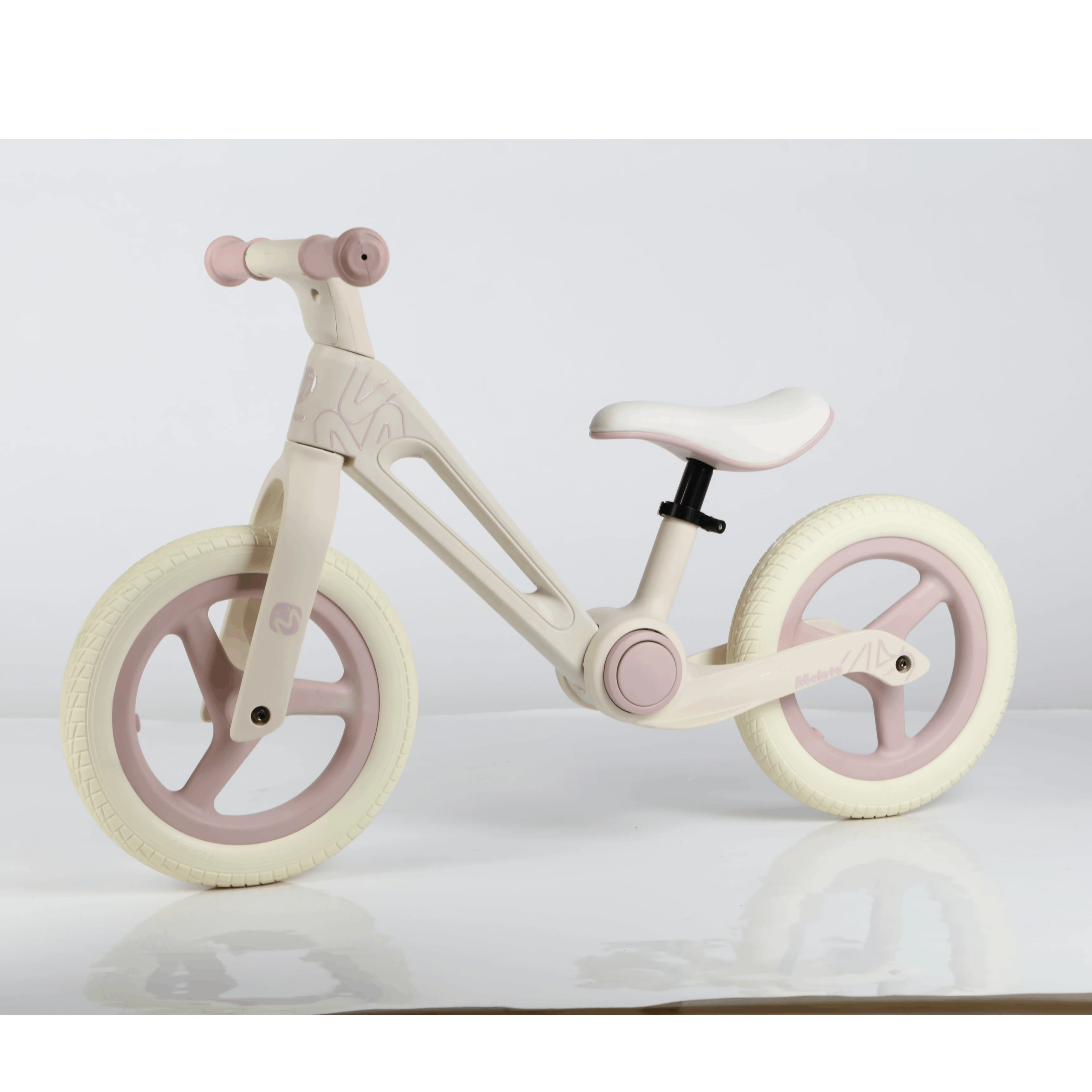 Children Riding Cycle Kids balance Bike 2-in-1 Baby Walker No Pedals Nylon Foldable Push Bike For Toddler 12 Inch Race Toddler