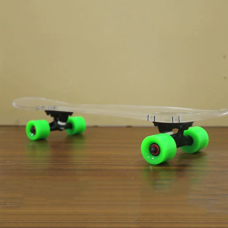 Clear Acrylic Exhibition Skateboard Deck for Decoration Wall UV Print Screen canadian maple acrylic deck palace skateboards