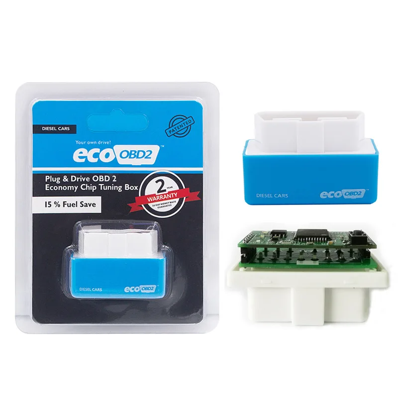 Super Fuel Saving Four colors ECOOBD2 NitroOBD2 Chip Tuning Box ECO OBD2 Nitro OBD2 For Diesel & Benzine cars
