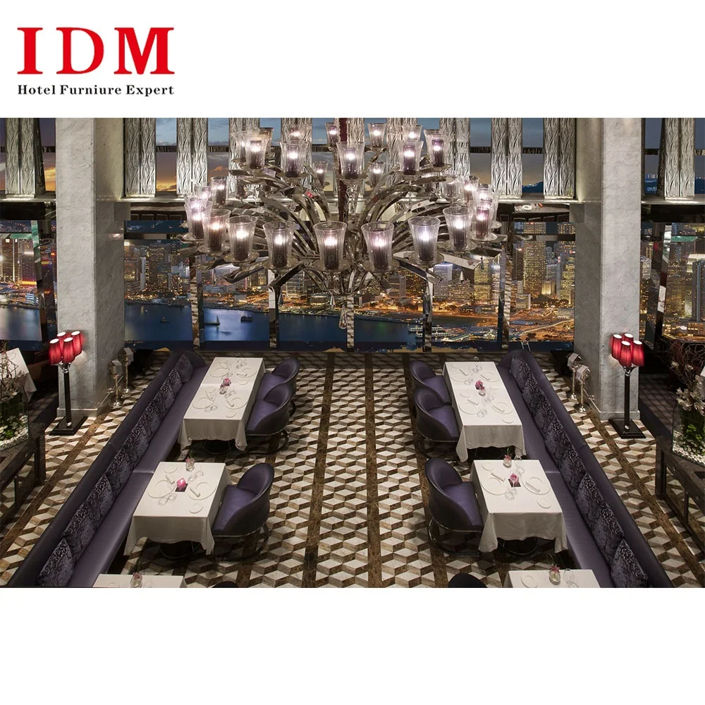 3-5 Star High Class Design Hotel Restaurant Furniture Wholesale Banquet Chairs Restaurant Furniture Counter For Hotel