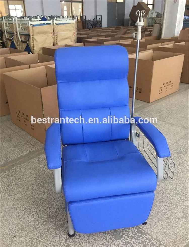 BT-TN006 Hospital 3 Section Manual Transfusion Chair Medical IV Infusion Chair with armrest mattress Price
