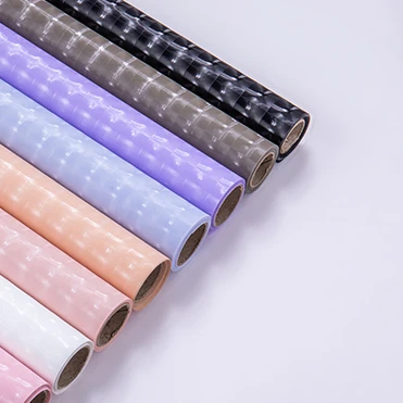 
Factory direct price flower wrapping paper solid color florist supplies hotsale plastic bouquet china supplier 