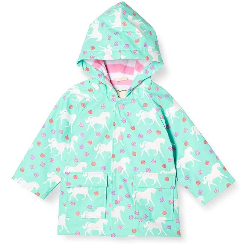Waterproof And Breathable Outdoor Rain Days Kids PU Raincoat kids wholesale raincoat