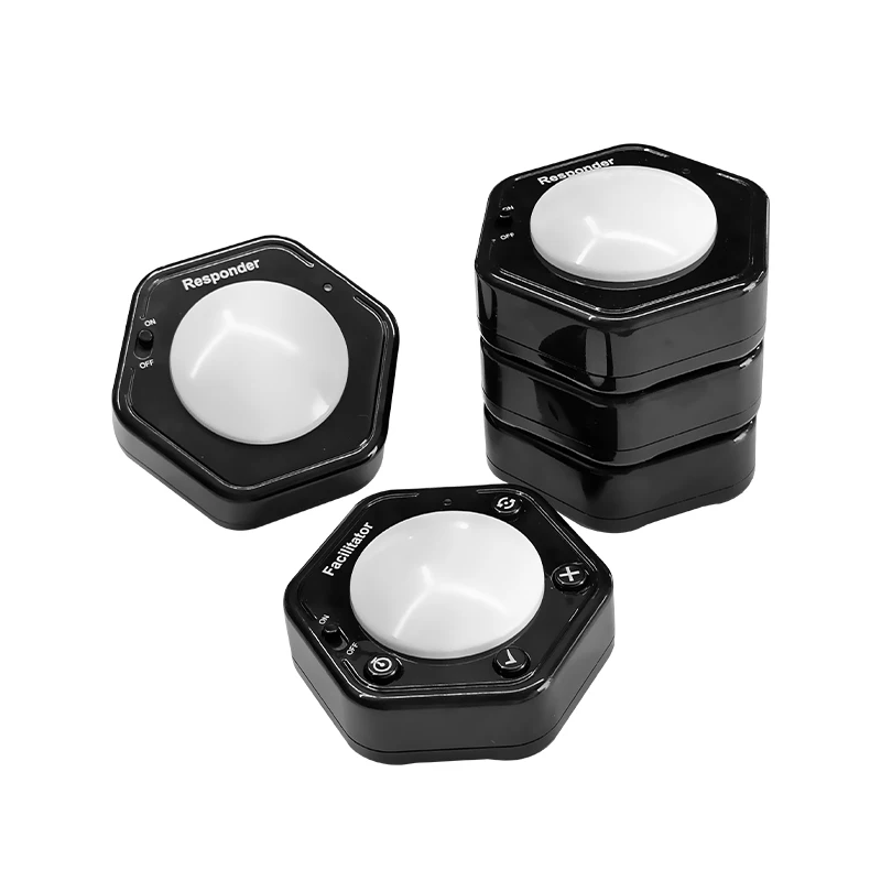 Quick Responder Answer Game Buzzer with Light and Alarm Sound Great Educational Tool in Classroom,Party competitions,Trivia Game