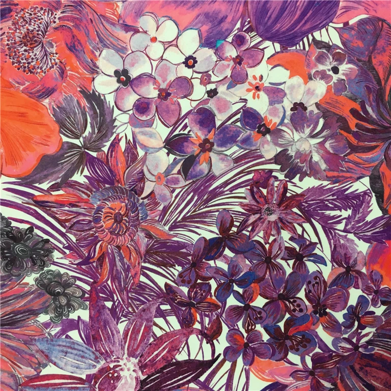 
Factory custom more beautiful top one digital print swimwear fabric 