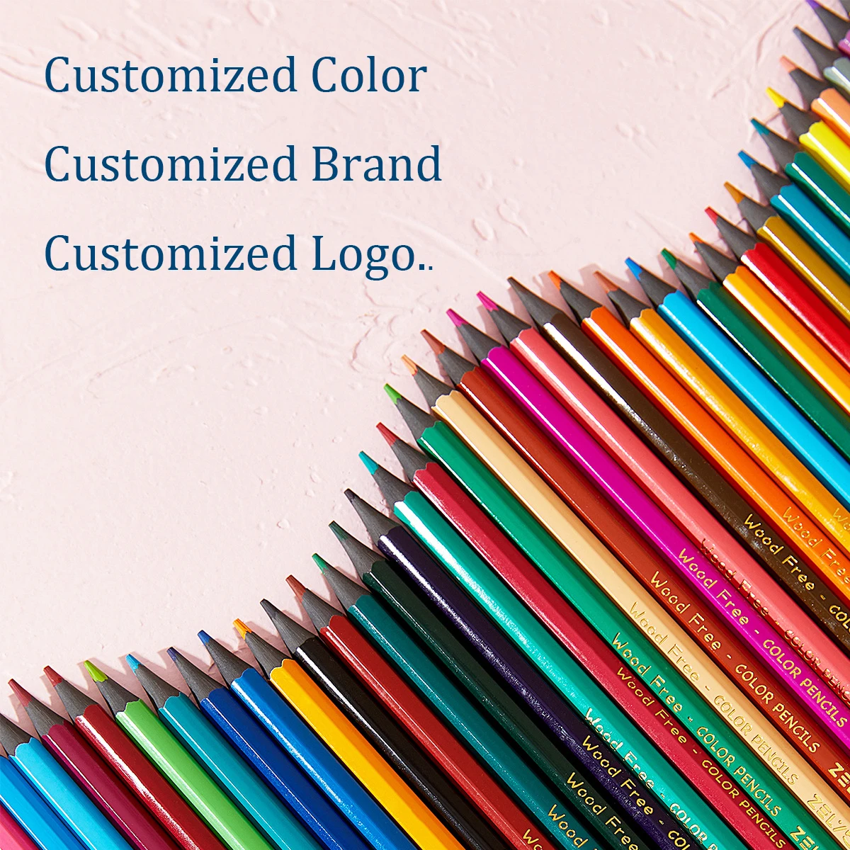 Wholesale High Quality Wooden 12/18/24/36/48 Color Erasable Colored Pencils Student Graffiti Coloring Drawing Pencil Set