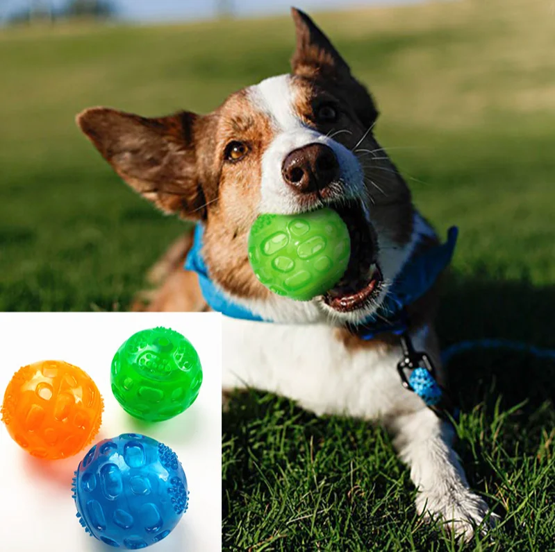 Floating and sounding pet toy balls Large and medium-sized dogs chewing and throwing bouncy balls dog toy manufacturers spot