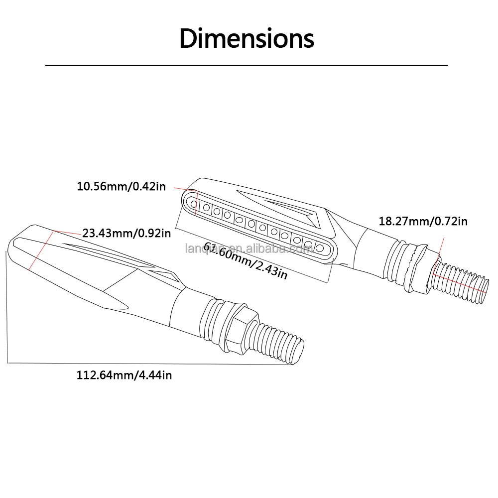 Motorcycle Accessories For Ducati Scrambler 1100 2018-2019 Scrambler1100 Indicator Lamp LED Warning Lamp Turn Signal Light