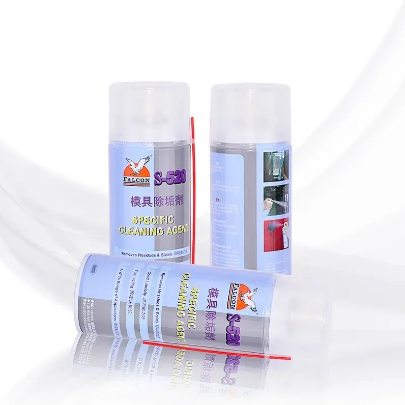S-520 Strong descaling agent of mould  industry mould cleaning aerosol residue stain cleaning 450m  rust remover for molds