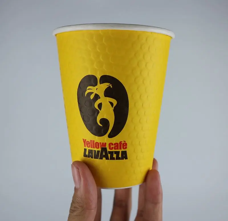 
Special Design Ripple Wall Hot Drink Paper Cup 