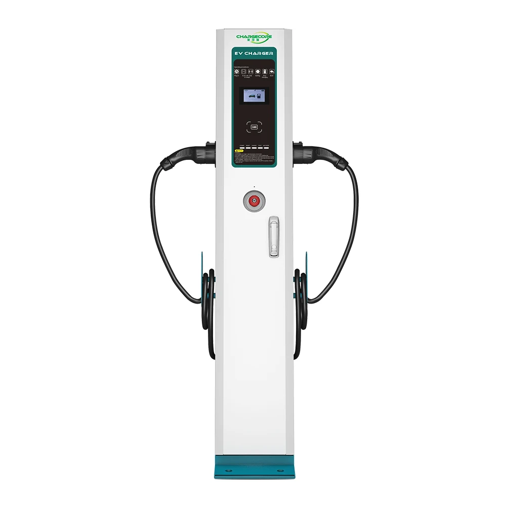 AC three phase ev charger 22kw 43kw commercial ev car charging station smart wifi level 2