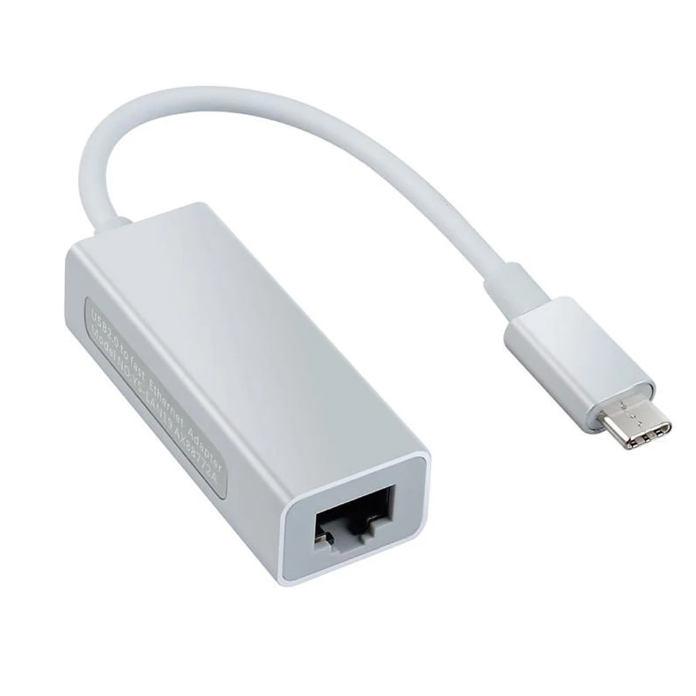 USB C to Ethernet Adapter Portable type c Network Hub 10/100/1000 Mbps for MacBook Pro iPad Pro 2019/2018 ChromeBook XPS