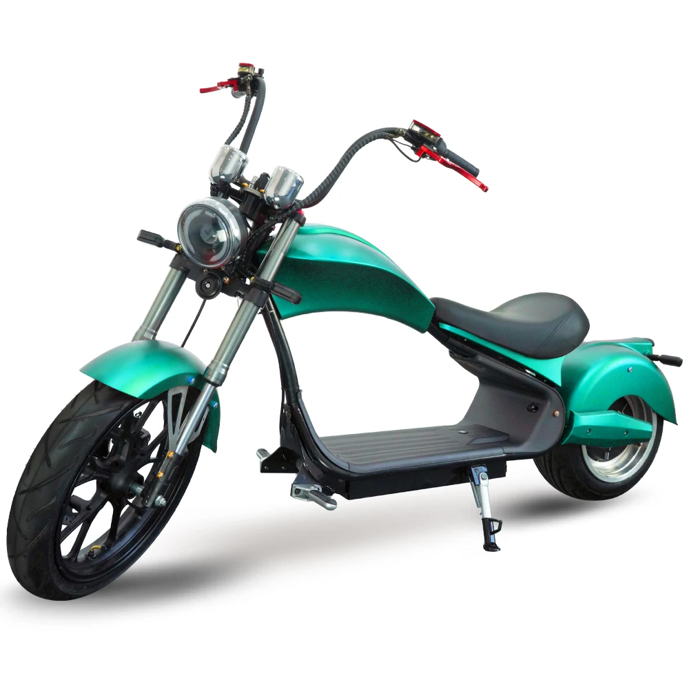 Factory Outlet Fat Tire Electric Motorcycle for Adults Citycoco Chopper Electric Scooter Dual Speedmeters