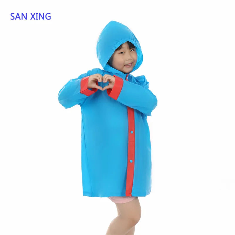 School Bag Raincoat High Quality Pvc for Kids RAINWEAR Single-person Rainwear for Children 3000pcs Pink