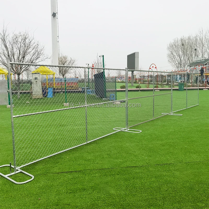 6*12 ft  Portable Chain Link Temporary Fence Panels American market for event