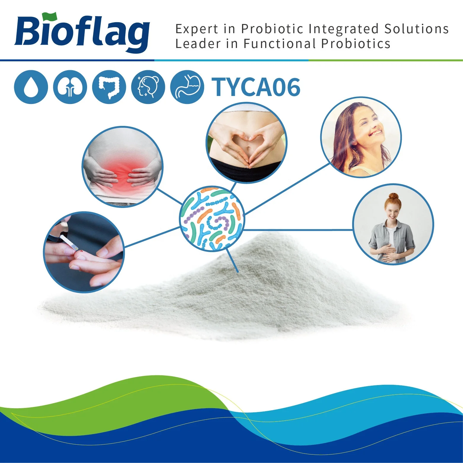 blood sugar control, gut health, kidney health  probiotic Lactobacillus acidophilus TYCA06