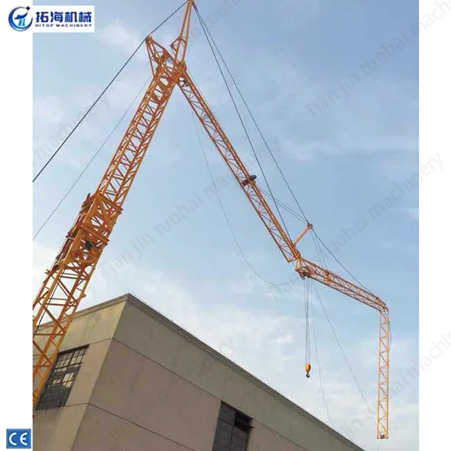 Good Performance and high load moment Fast erecting Tower crane for construction