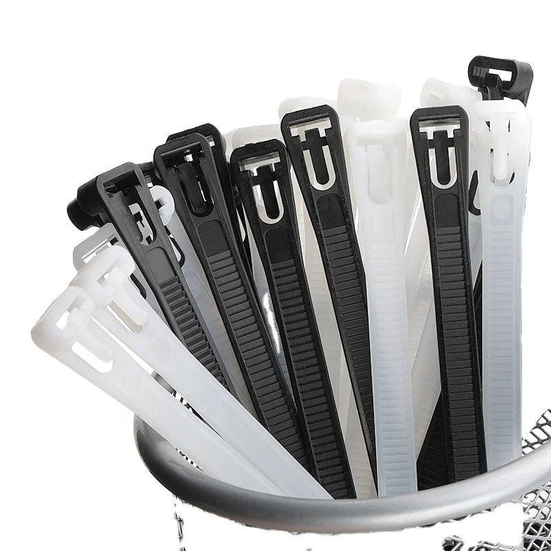 Good quality  Wholesale Plastic Releasable Nylon type cable tie   Manufacturers Wire Cable Zip Wrap from China