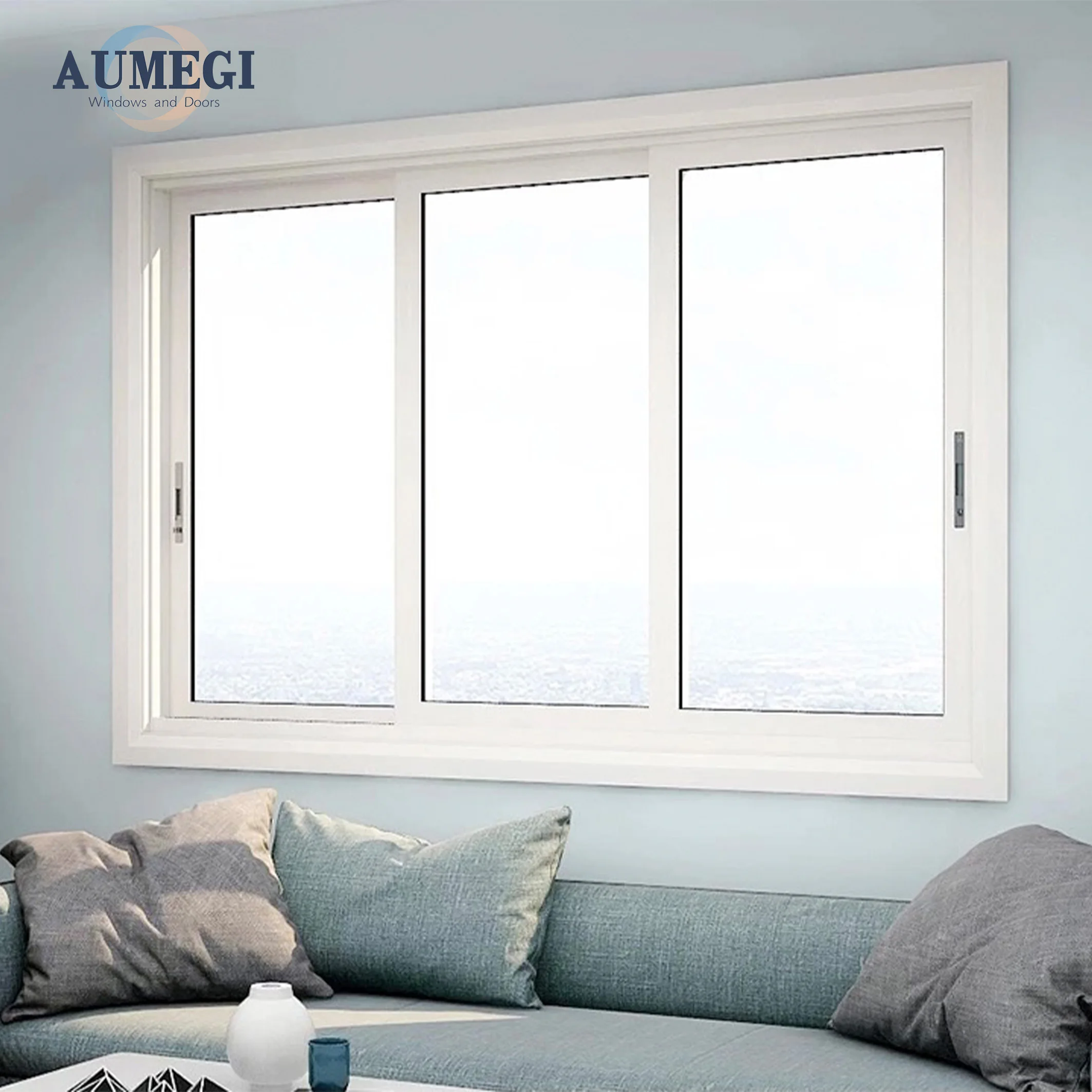 Aumegi External Aluminum Aluminum Sliding Window Materials Sliding Windows Grill Design In Windows