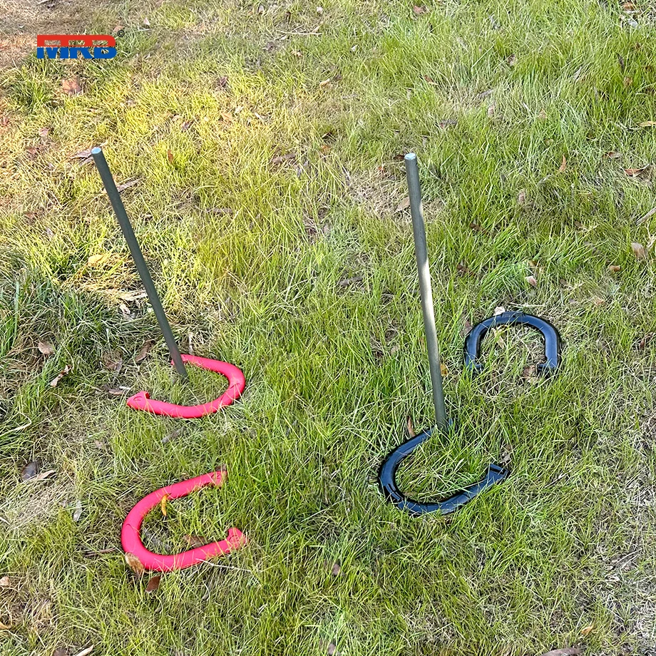 Factory Wholesale Outdoor sports games Horseshoe Sets Forged Type Iron OEM Customized Hot Steel
