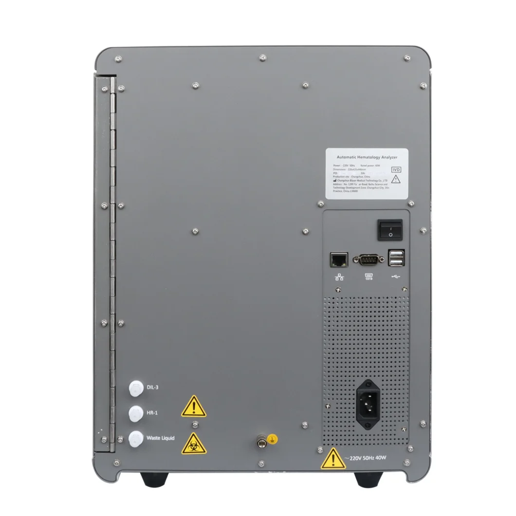 HMA-3000 лабораторный прибор большой ЖК-дисплей с сенсорным экраном 3 части принтера Автоматическая совместный анализ гематологических химических веществ гематологии
