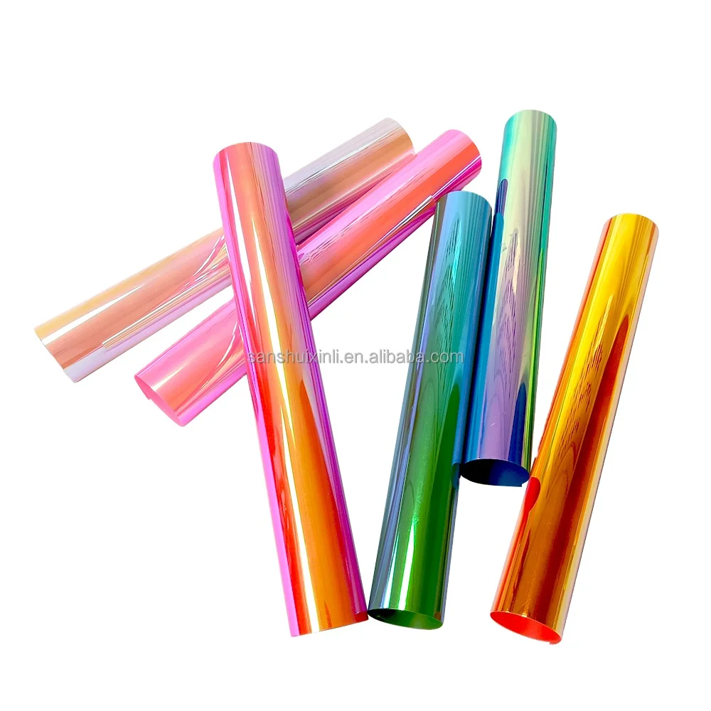 L&B Durable Waterable  Multi Opal Color Permanent Craft Cutting Adhesive Vinyl  Sheets Rolls for Cricut Maker 3