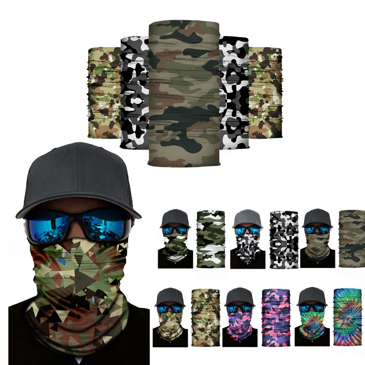 Outdoor Custom Logo  Bandanas Head scarf Printing Bandanas Face Bandana For Women/Men/Boys/Girls