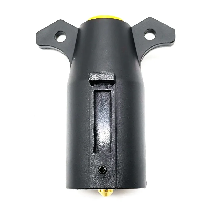 New American 7-pin 7 Way Trailer Towing Blade Round Socket Plug Connector Adapter 12V 7 PIN Plug Adapter For Trailer RV Yacht
