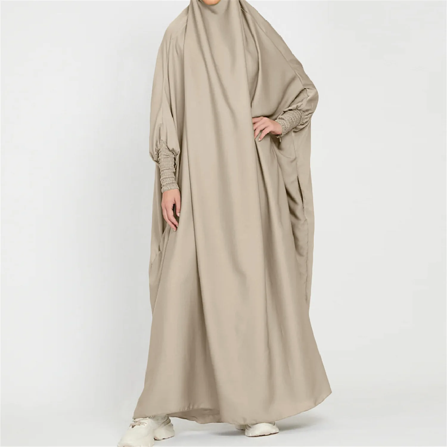 Prayer Abaya 2024 EID 10 Colours Modest Dresses Middle East Indonesia Malay Women Abaya Dubai Islamic Clothing Khimar Jilbab